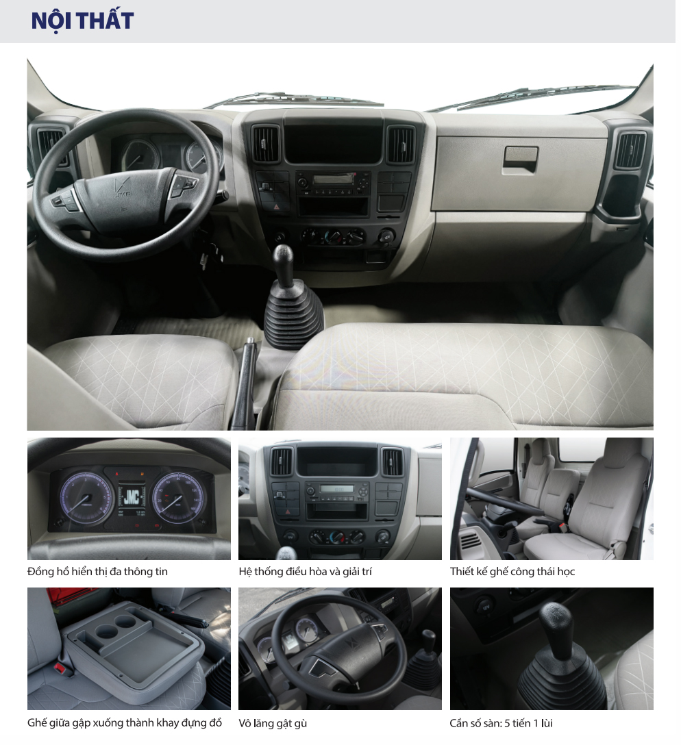 noi that xe tai do thanh iz71sl Xe Tải Đô Thành IZ71SL Thùng Bạt - 3.5 Tấn